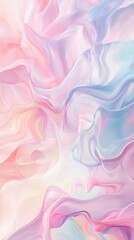 Obraz premium Abstract Pink and Blue Swirling Background, Soft, Delicate, Flowing, Pastel Colors.