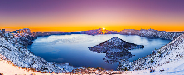 Crater Lake Sunrise