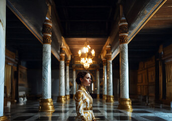 Fototapeta premium Discover tales of adventure and bravery associated with princesses. 