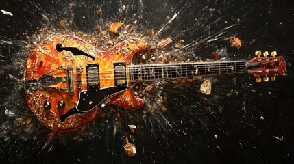 Exploding Guitar