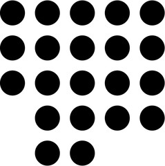 Dotted Map of Tasmania