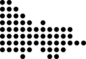 Dotted Map of Victoria