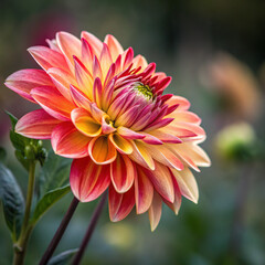 red dahlia flower. flower, pink, nature, dahlia, plant, garden, bloom, chrysanthemum, beauty, blossom, red, macro, flora, yellow, petal, flowers, closeup, spring, petals, purple, summer, beautiful, fl
