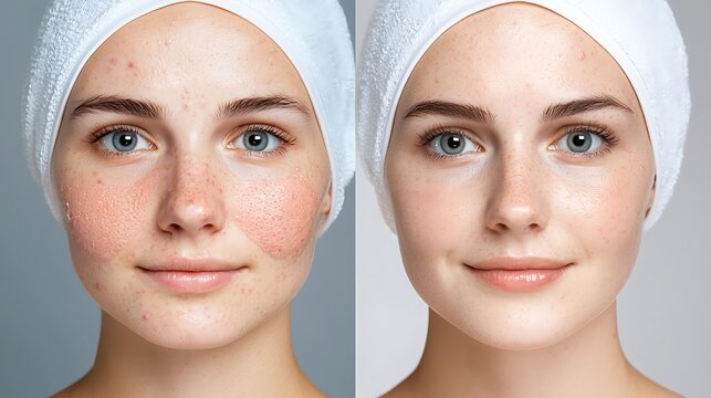 The emulsion effectively targets and minimizes acne breakouts, while also reducing the appearance of redness and irritation