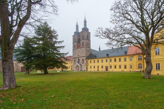 Tepla Abbey (Monastery) Premonstratensian abbey was founded in 1193, is one of the oldest churches of Bohemia. Situated in National Park Slavkovsky les. Czech Republic, Europe.