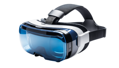 virtual reality headsets, VR Glass isolated on a transparent or white background