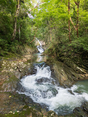 Cascada en las montañas de la Provincia De Los Santos