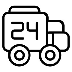Delivery Line Icon