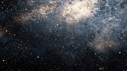 Obraz premium Cosmic Texture of Stars and Dust in Dark Space