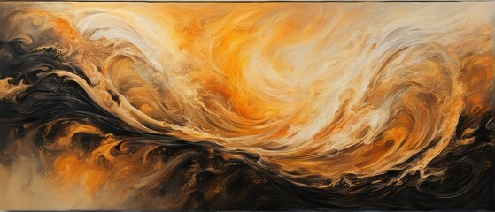 Naklejka premium Abstract Swirling Clouds