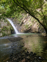 Cascada en las montañas de la Provincia De Los Santos