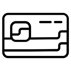 Card Line Icon