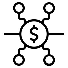 Fintech Line Icon