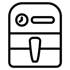 Fryer Line Icon