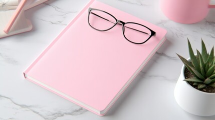 Discover the elegance of a minimal pastel notebook with unique patterns for your creative ideas