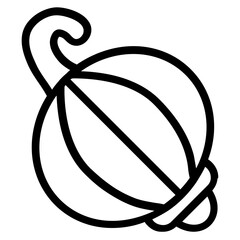 Onion Line Icon