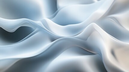 Obraz premium Gentle Waves of Soft Fabric in Light Tones