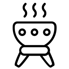 Grill Line Icon