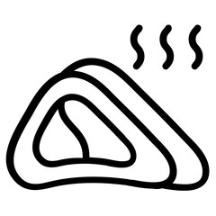 T Bone Line Icon