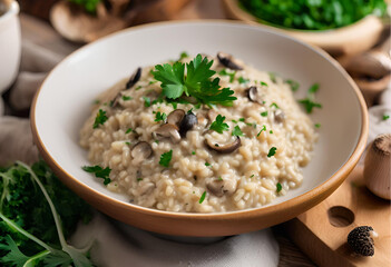 Comforting Mushroom Risotto for Fall

