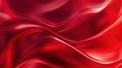 Obraz premium Abstract Red Swirling Liquid Background - Dynamic Texture for Design