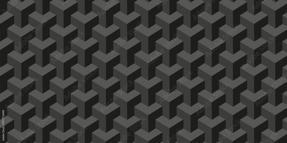 Poster abstract geometric style minimal blank cubic. geometric pattern illustration mosaic, square and tria