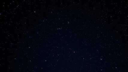 A beautiful night sky filled with twinkling and glowing stars, space, glowing