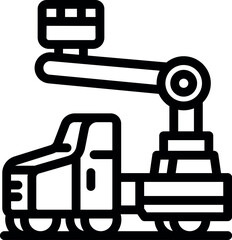 Hydraulic lift platform truck facilitating elevated work access for maintenance, construction, and various high reach tasks