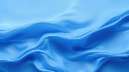 Soft blue fluid background resembling flowing ocean waves, fluid, movement, aqua