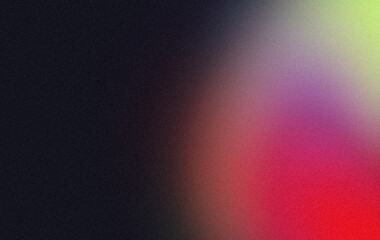 Abstract glowing orange pink purple green blue color wave grainy backdrop design. Smooth colorful noisy gradient, wave shaped, vibrant color flow, bright, shine, backdrop