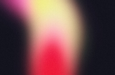 Abstract glowing red magenta pink orange color wave grainy backdrop design. Smooth colorful noisy gradient, wave shaped, vibrant color flow, bright, shine, backdrop