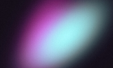Abstract glowing purple blue color wave grainy backdrop design. Smooth colorful noisy gradient, wave shaped, vibrant color flow, bright, shine, backdrop