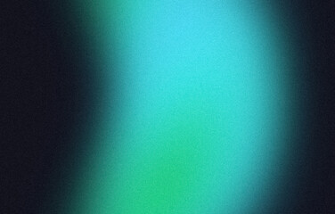 Abstract glowing gray blue green color wave grainy backdrop design. Smooth colorful noisy gradient, wave shaped, vibrant color flow, bright, shine, backdrop