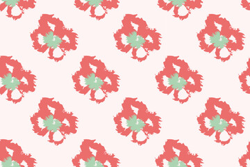 Pattern With Simple Pretty Small Flowers, Little Floral Liberty Seamless Texture Background. Spring, Summer Romantic Blossom Flower Garden Seamless Pattern for Your Designs