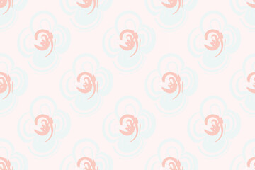 Fototapeta premium Trendy Floral Seamless Pattern With Simple Pretty, Little Floral Liberty Seamless Texture Background. Spring, Summer Romantic Blossom Flower Garden Seamless Pattern for Your Designs