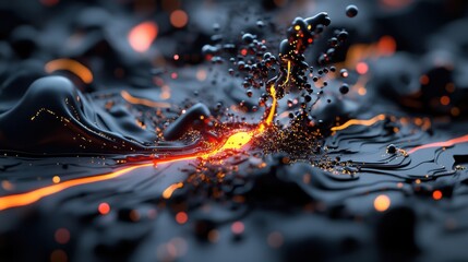 Abstract Data Visualization and Analytics Concept