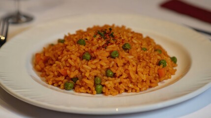 Flavorful Rice Dish with Peas and Carrots