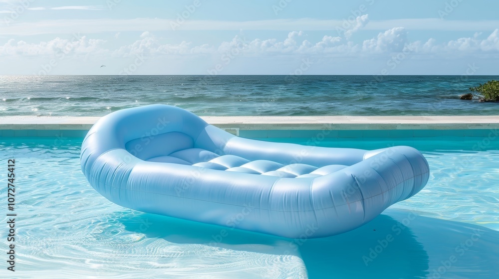 Poster not your average outdoor furniture this inflatable sofa is perfect for lounging by the pool. its air