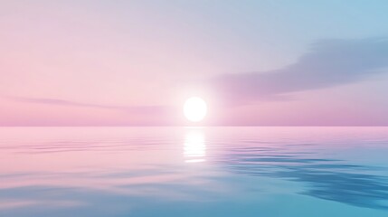 Peaceful Sunset Over Calm Waters