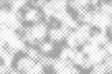 Halftone effect vector background. Black and White Dots, Halftone effect. Grunge halftone vector background.