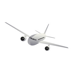 airplane isolated on white