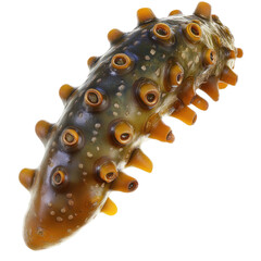 Unique Sea Creature with Spiny Texture and Colorful Details