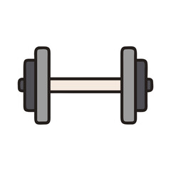 Colorful adjustable dumbbell illustration,  representing fitness, strength training, and exercise equipment.