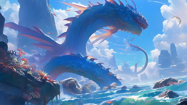 Sea Serpent monster fantasy