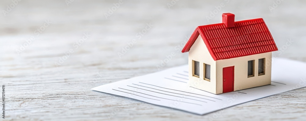 Poster close-up of a property loan application with collateral requirement and equity value highlighted