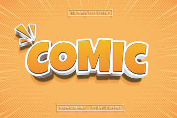 Comic Editable Text Effect