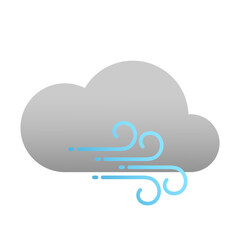 Cute gradient weather illustration 