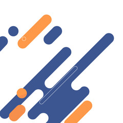 modern abstract geometric corner illustration