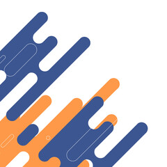 modern abstract geometric corner illustration