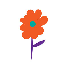 Flower deco illustration